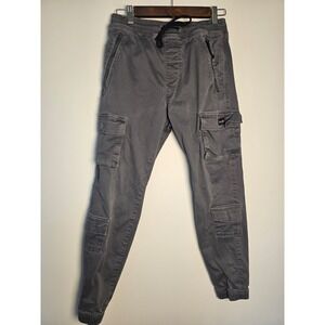 [Streetwear] Hollister Cargo Jogger Mens XS Grey Advanced Stretch Tapered Pants